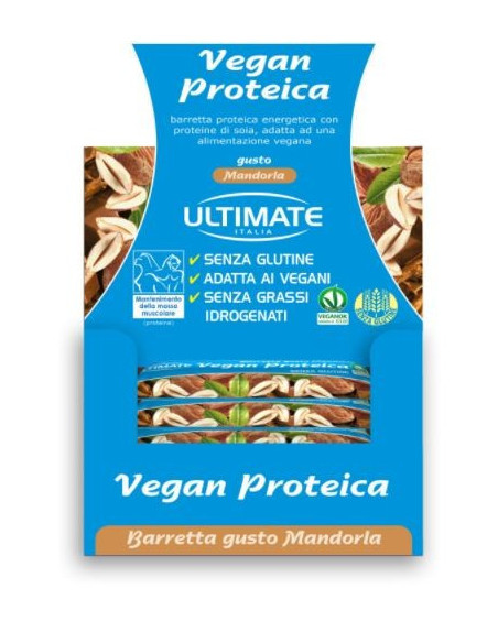 ULTIMATE BARRETTE VEGANE PROTEICHE MANDORLA 24PZ