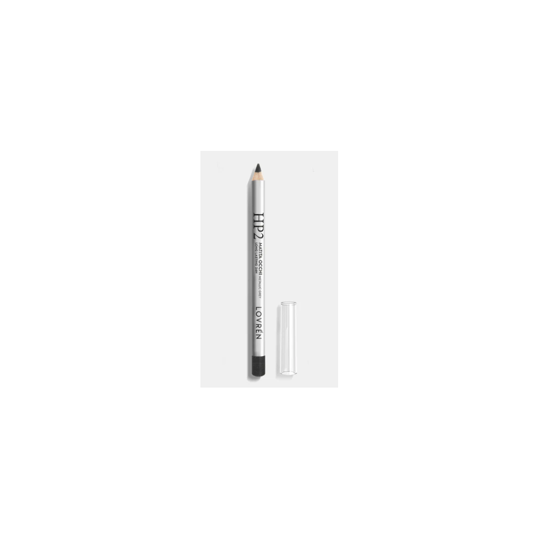 LOVRÉN HP2 METALLIC GREY MATITE OCCHI 24H  – PRECISIONE ASSOLUTA E TENUTA ESTREMA