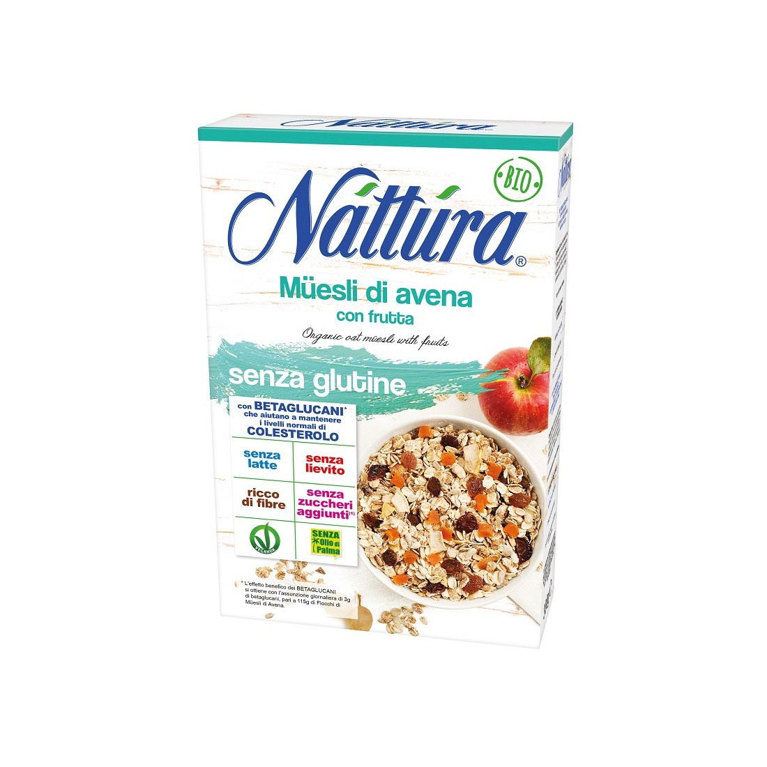 NATTURA MUESLI DI AVENA C/FRUT