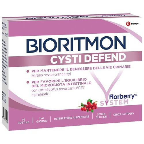 BIORITMON CYSTI DEFEND 10 BUSTINE - per il benessere delle vie urinarie