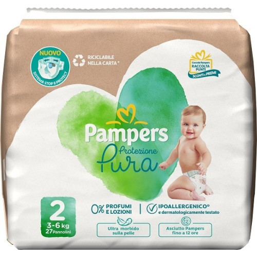 PAMPERS PROTECTION PURA MIN27P