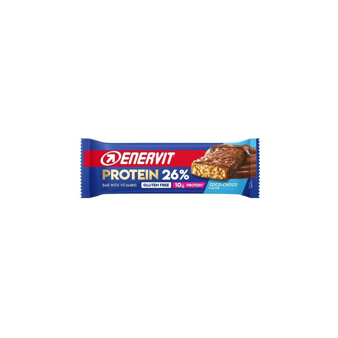 ENERVIT SPORT PROT BAR 26% COC