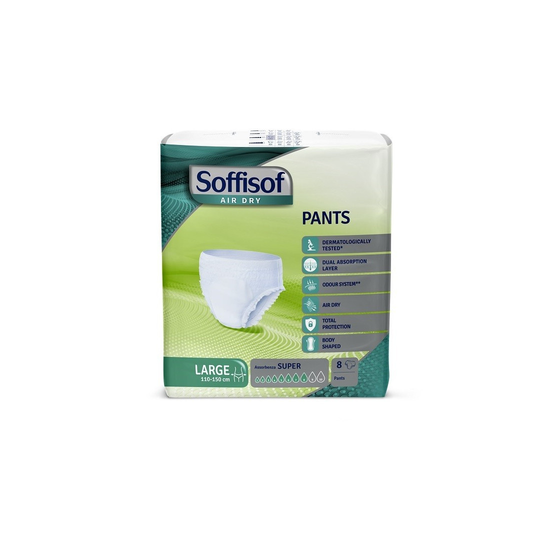 SOFFISOF AIR DRY PANTS L SUPER