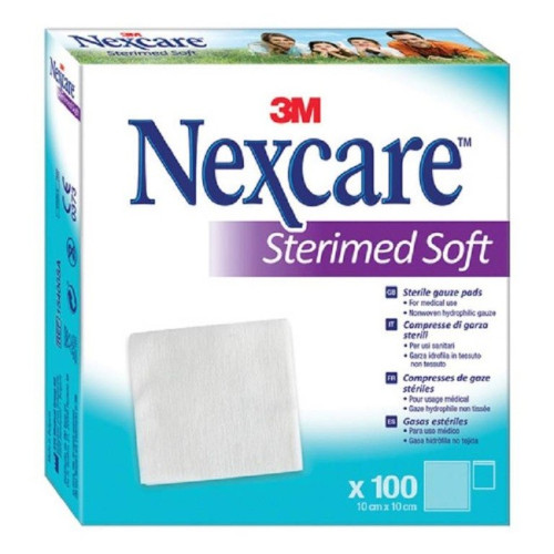 NEXCARE GARZE STERIMED SOFT 10X10 M/L