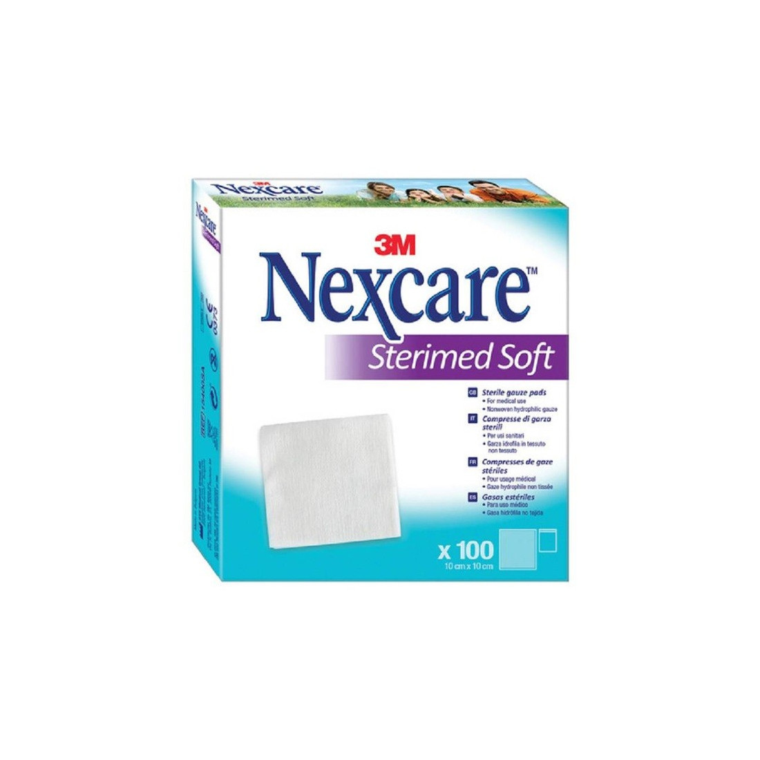 NEXCARE GARZE STERIMED SOFT 10X10 M/L