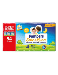 PAMPERS SOLE&LUNA TRIO MAXI 54