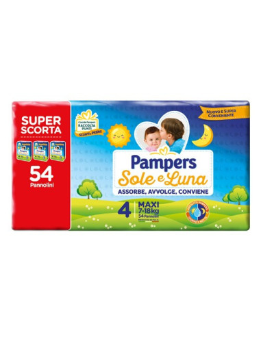PAMPERS SOLE&LUNA TRIO MAXI 54