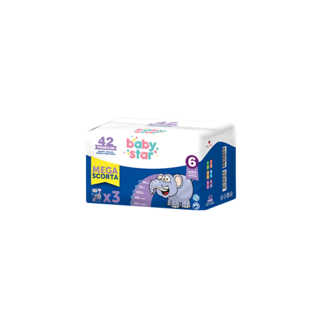 BABYSTAR MEGASCORTA TG 6 42PZ