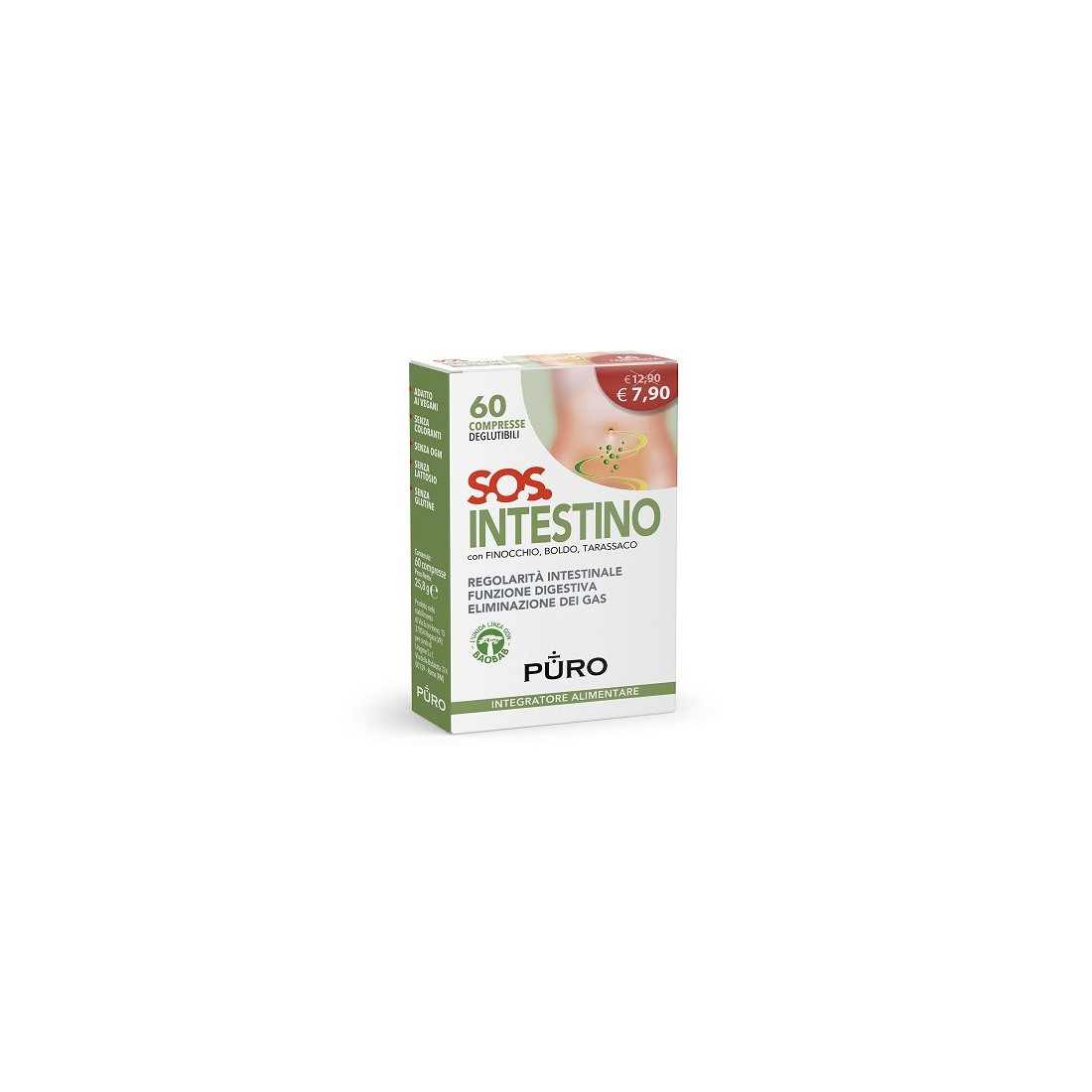 PURO SOS INTESTINO 60CPR DEGLU