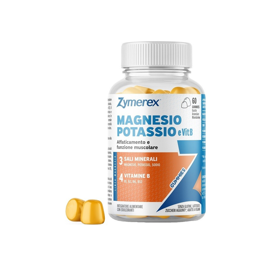 ZYMEREX Magnesium k vit b60gumm