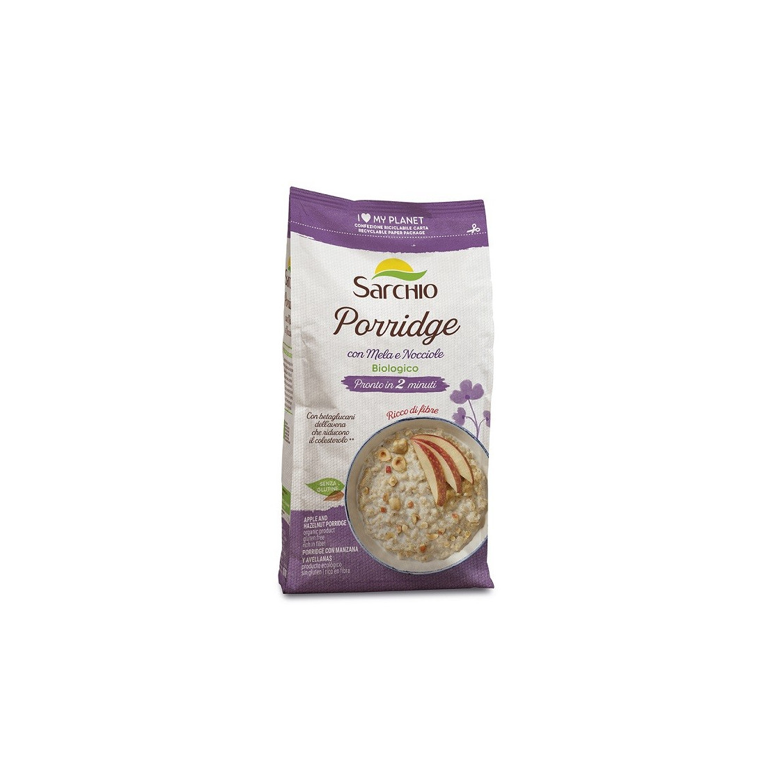 PORRIDGE MELA NOCCIOLE 250G