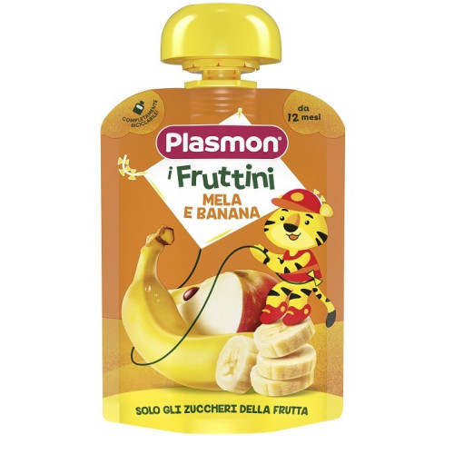 PLASMON Omog Pouch Apple / Ban