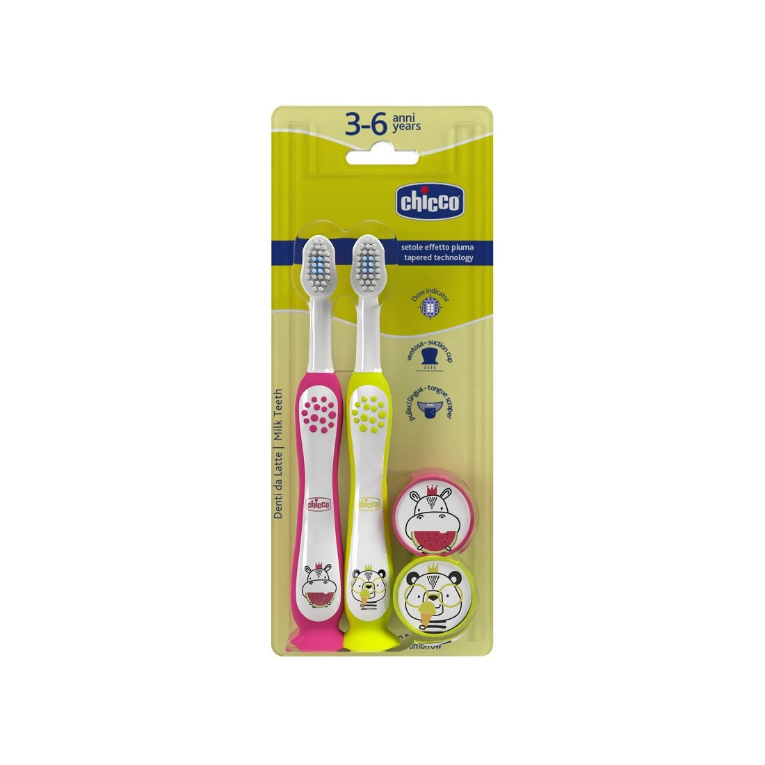 CHICCOSPAZZ 3-6Y DOPPIO ROSA-GIAL