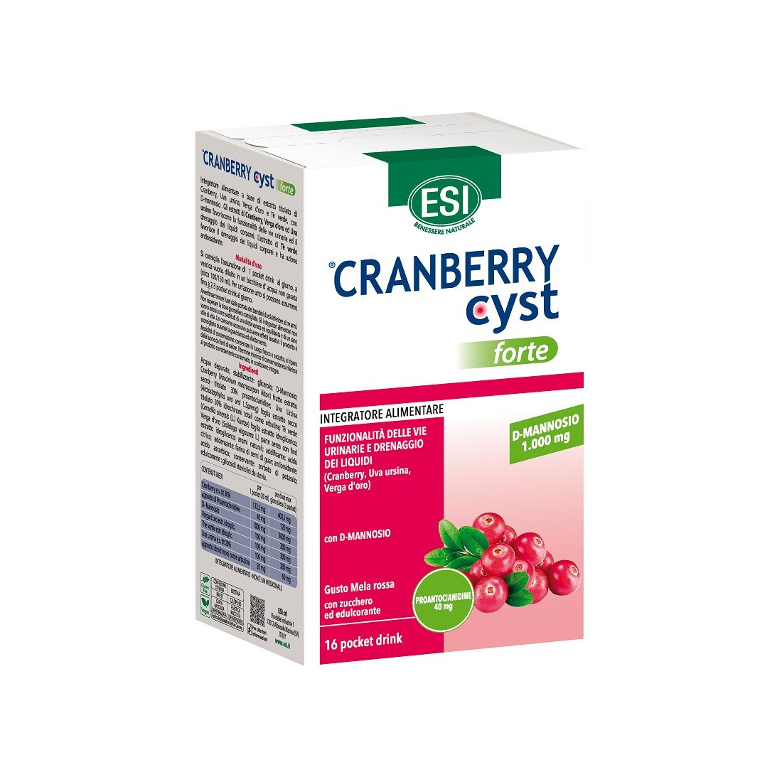 ESI Cranberry Cyst Ft 16Pocket