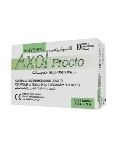 AXOL PROCTO 10SUPPOSTE 2G