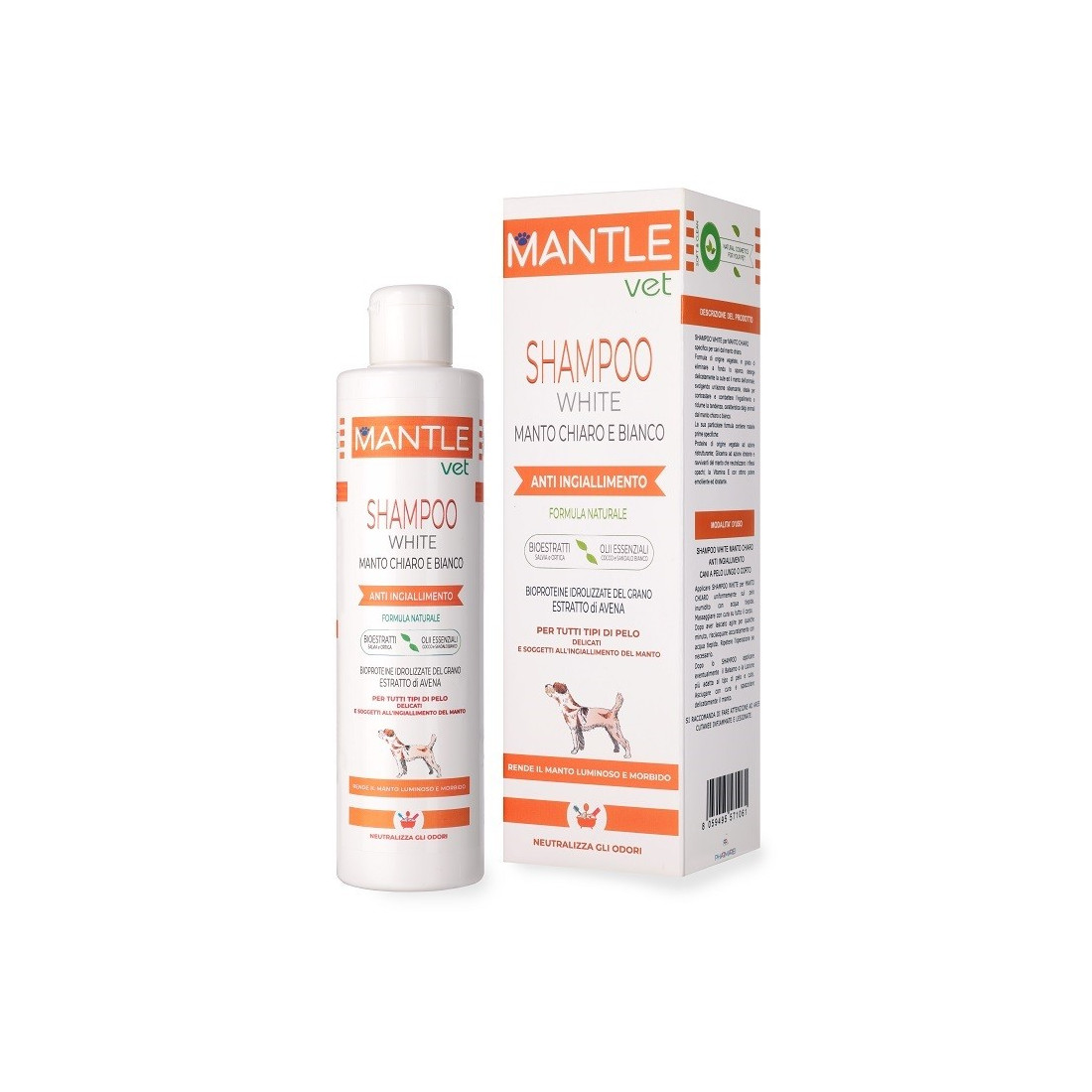 MANTLE VET SHAMPOO MANTO CHIAR