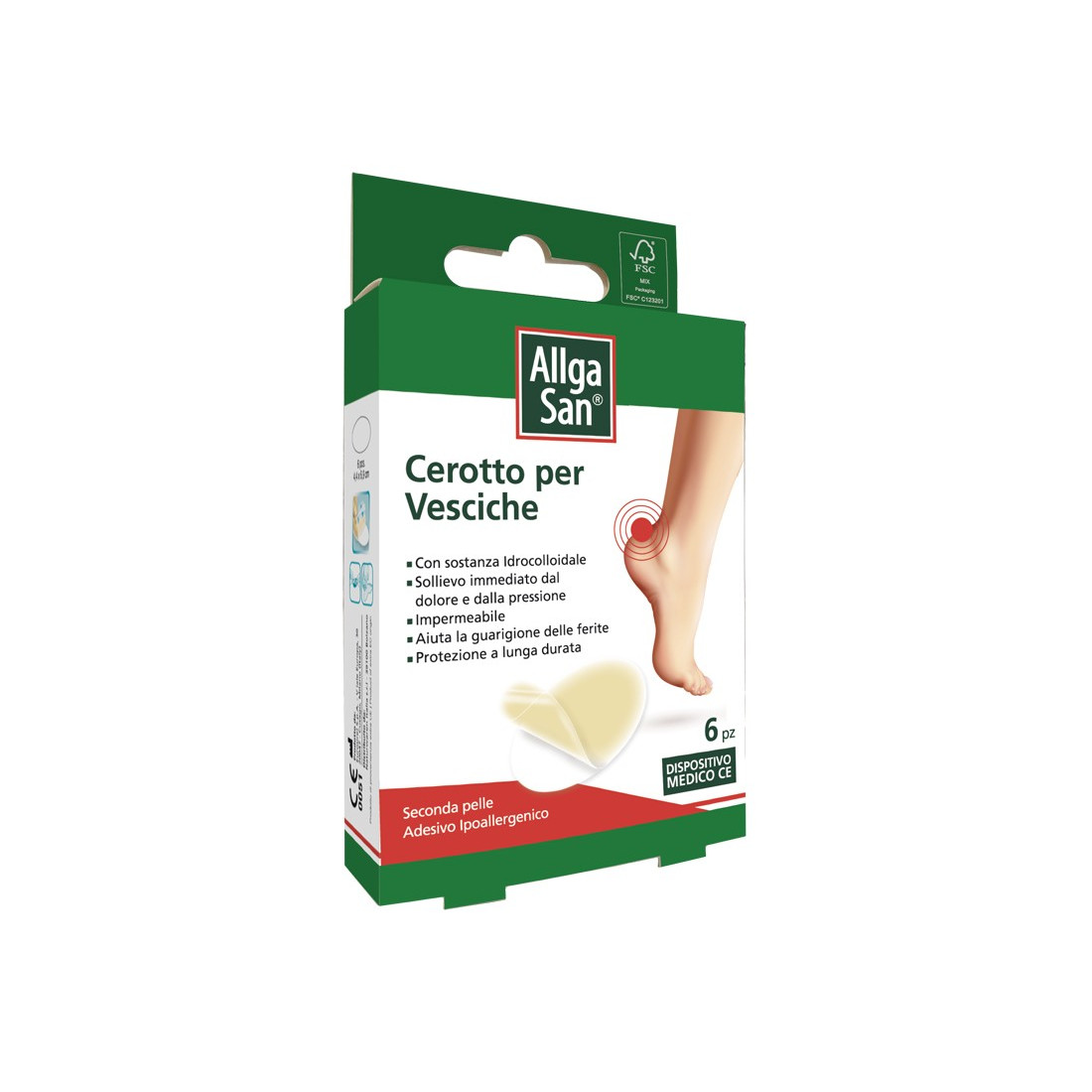 Allgasan bladder plaster 6pcs