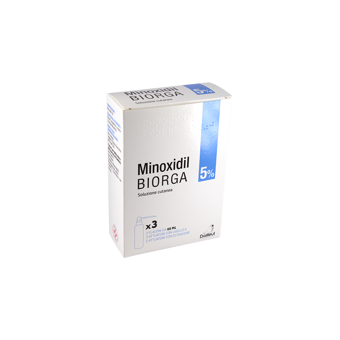 MINOXIDIL Biorga Sol Cut 3FL5%