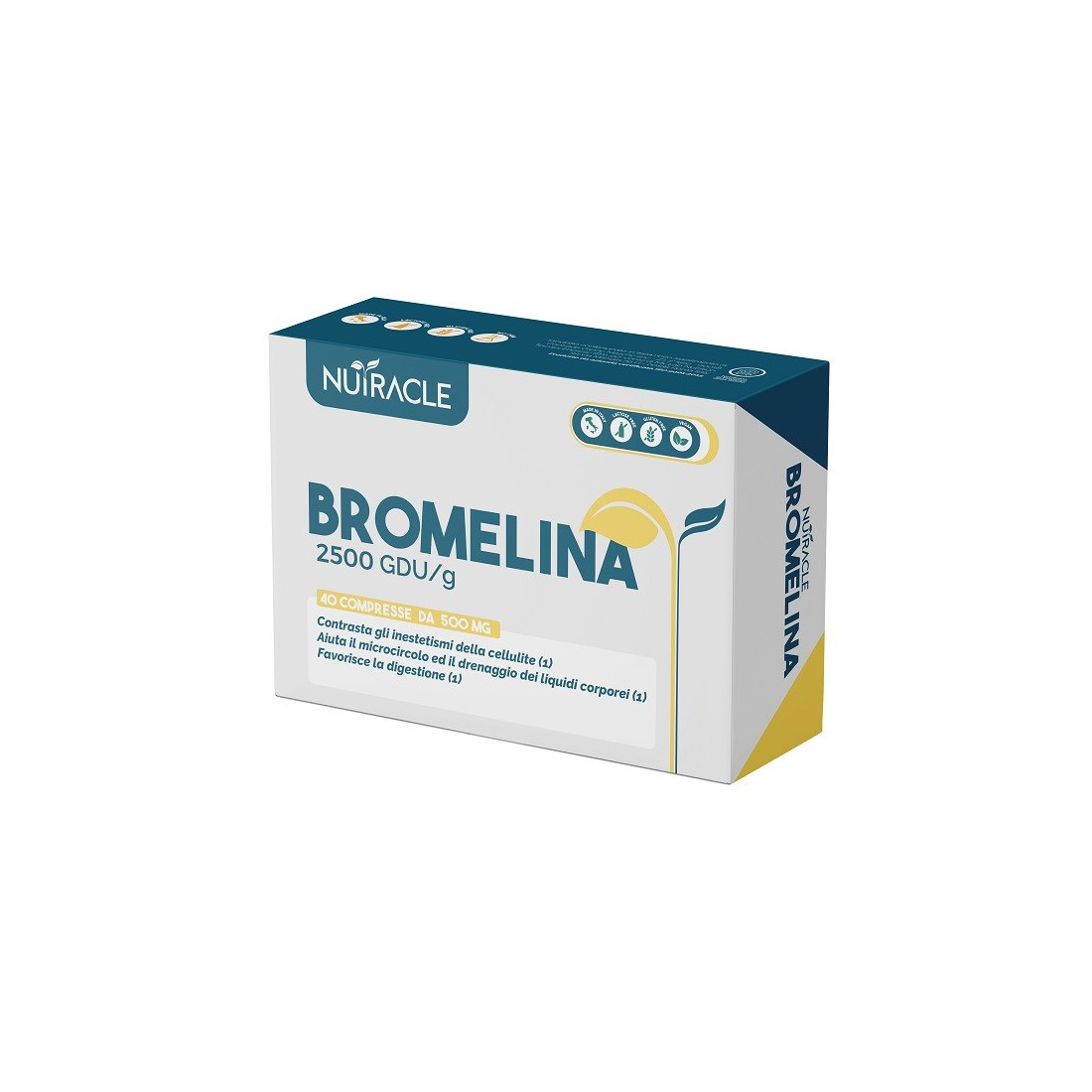 NUTRACLE BROMELINA 40CPR