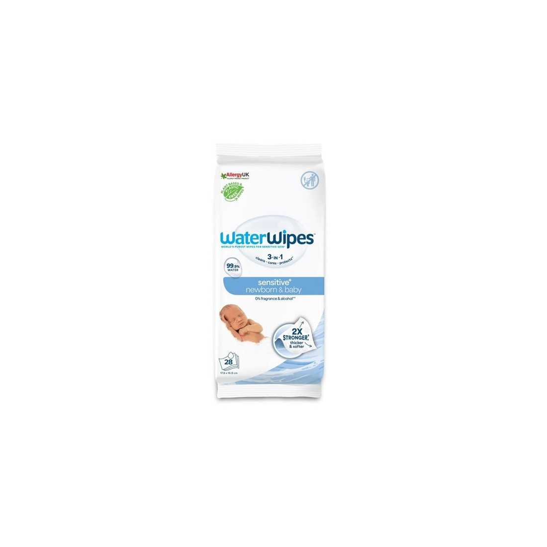 SALVIETTE ALL'ACQUA BIO WATERWIPES 28PZ