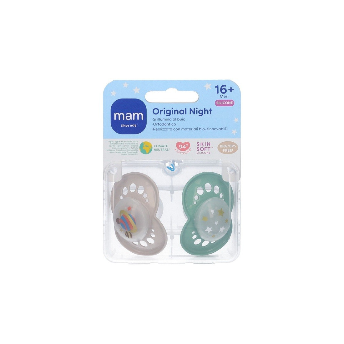 MAM ORIGINAL N16+ SIL DOPPIO NEUTRO