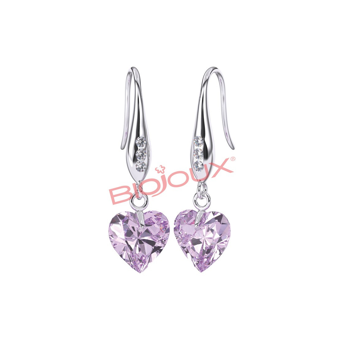 BJT721 ORECCHINI BOR HEART SS