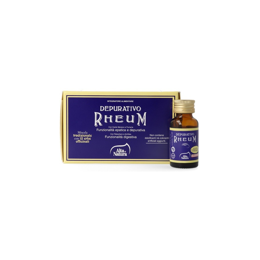 DEPURATIVO RHEUM 12FL 10ML CAM