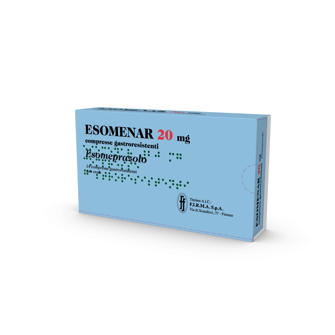 ESOMENAR 14CPR GASTRORES 20MG
