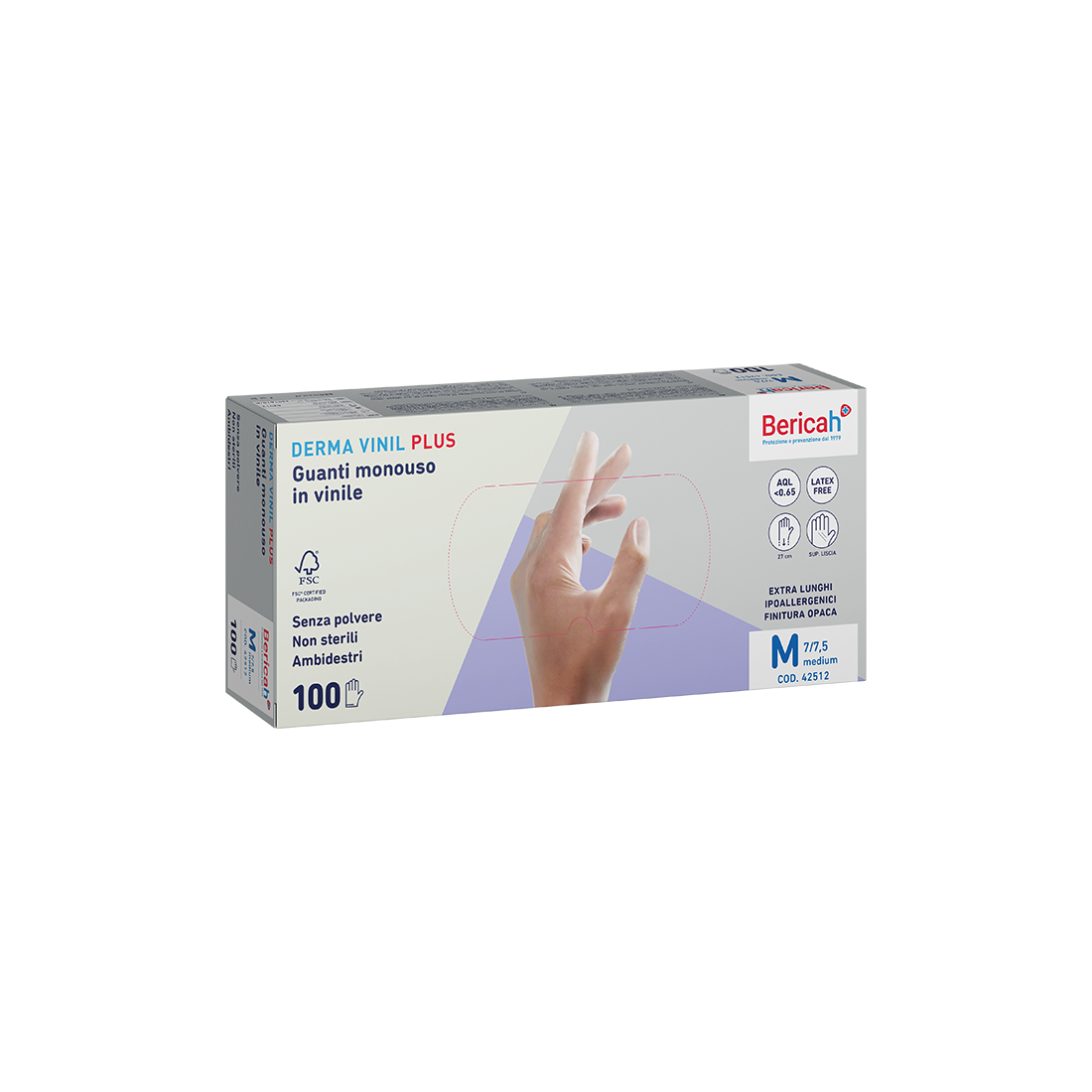 DERMAVINYL POWDER FREE FROM GUAN M