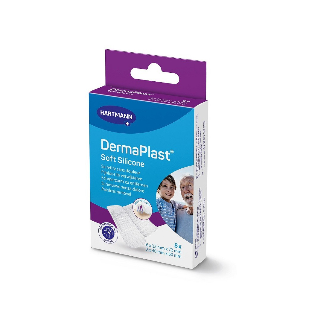 CER DERMAPLAST SOFT SIL 2F 8PZ