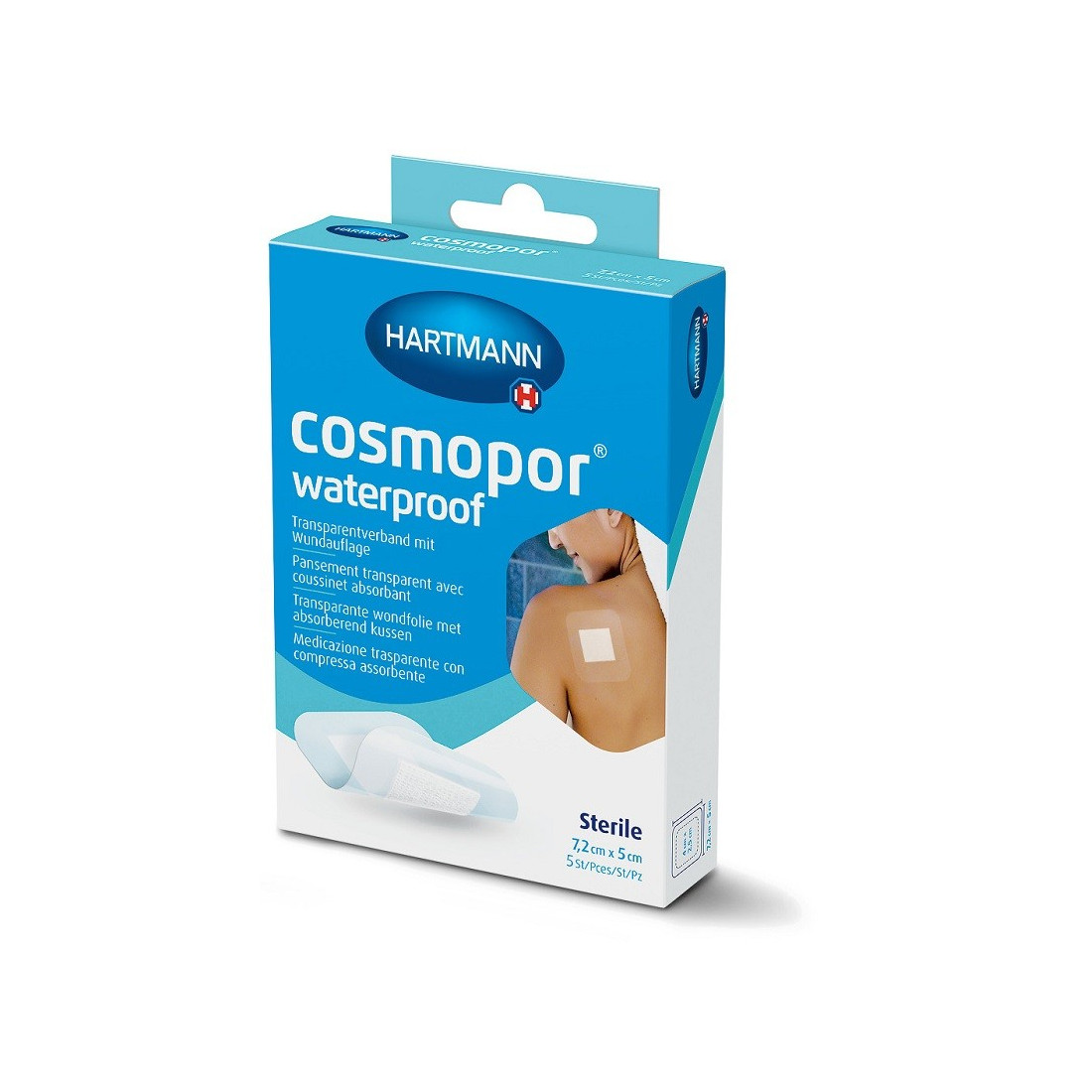 Cosmopor WPR ST TR 7.2X5CM 5PZ