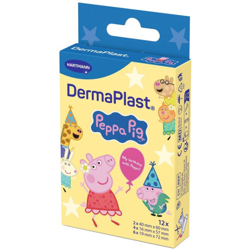Dermaplast CER Peppa Pig 12pcs