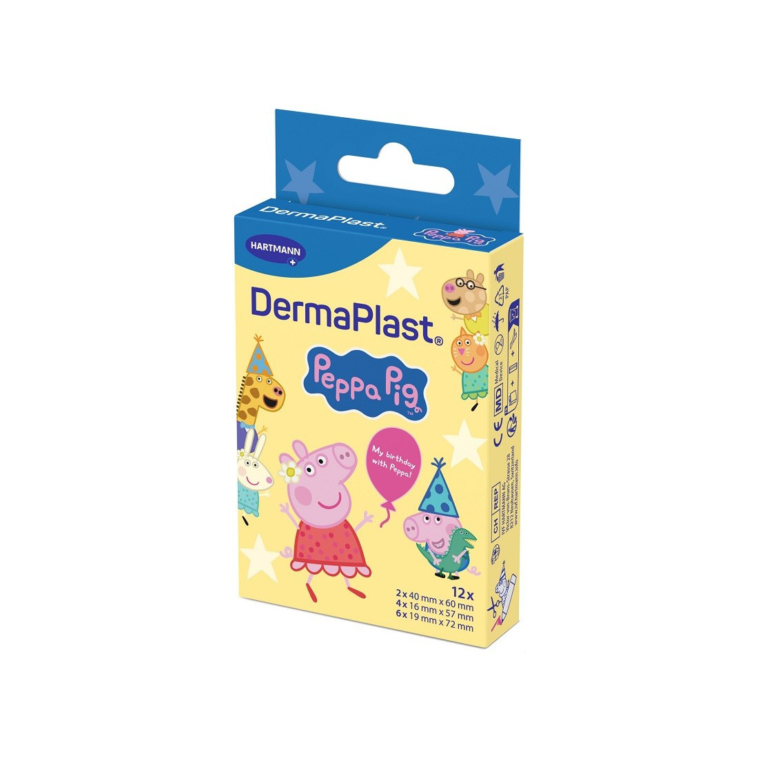 Dermaplast CER Peppa Pig 12pcs