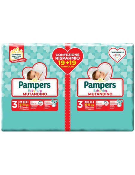 PAMPERS BD MUT DUODWCT MIDI38P