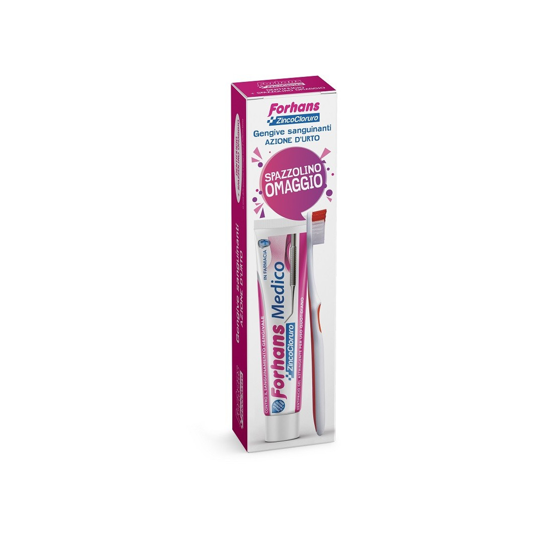 FORHANS DENTIFRICIO MED+SPAZZ