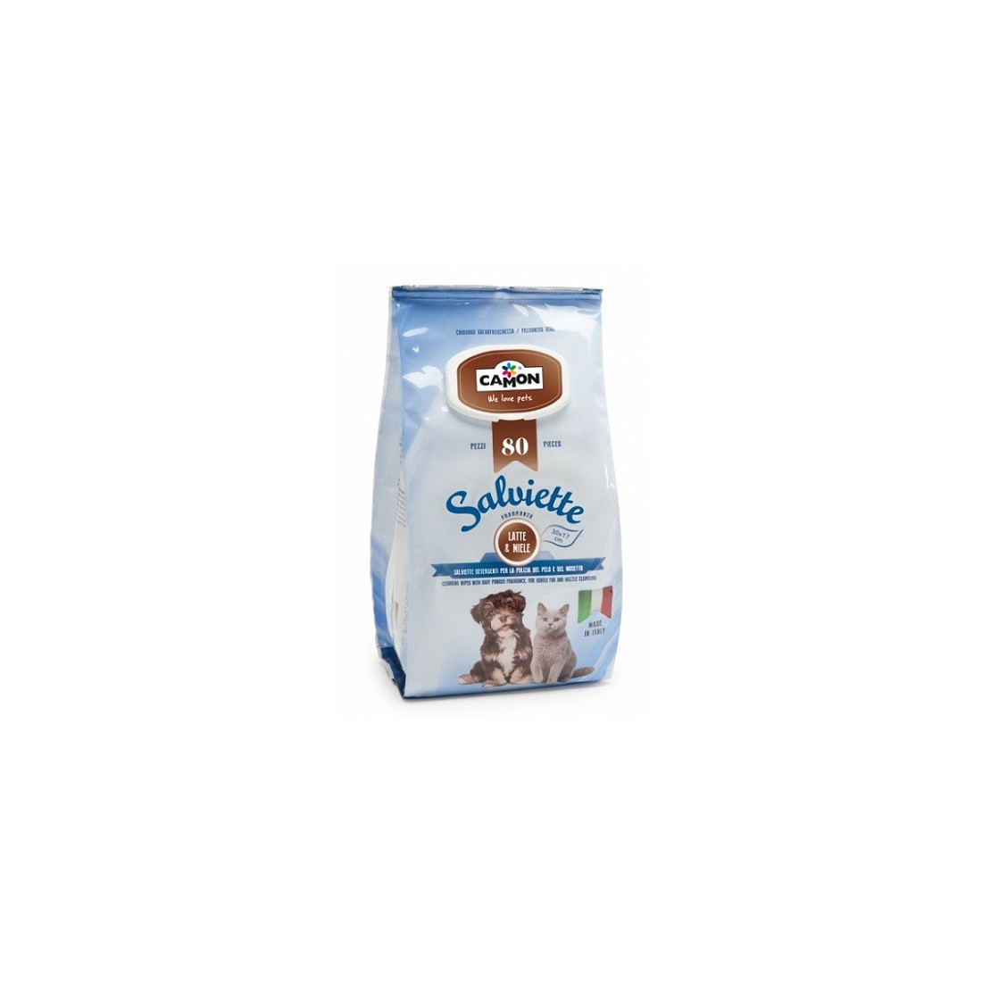 SALVIETTE LATTE/MIELE 80PEZZI