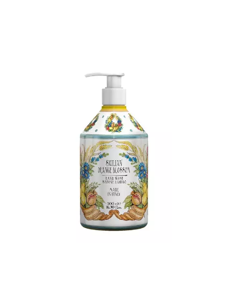SAPONE LIQUIDO FIORI D'ARANCIO SICILIANO LE MAIOLICHE 500ml