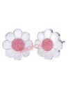 BJT713 ORECCHINI ROSE FLOWE SS