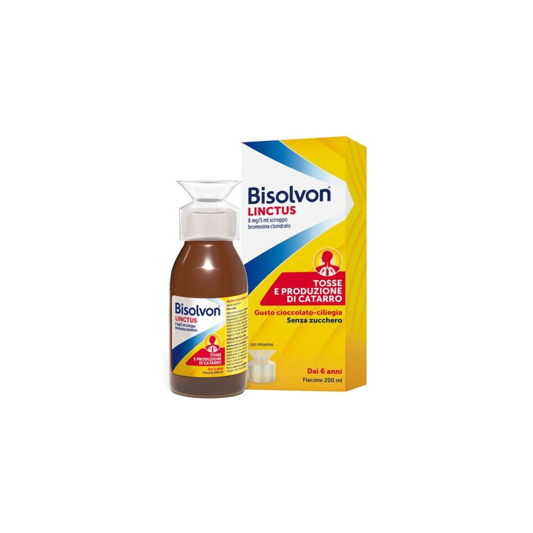 BISOLVON SCIR FL 200ML 8MG/5ML