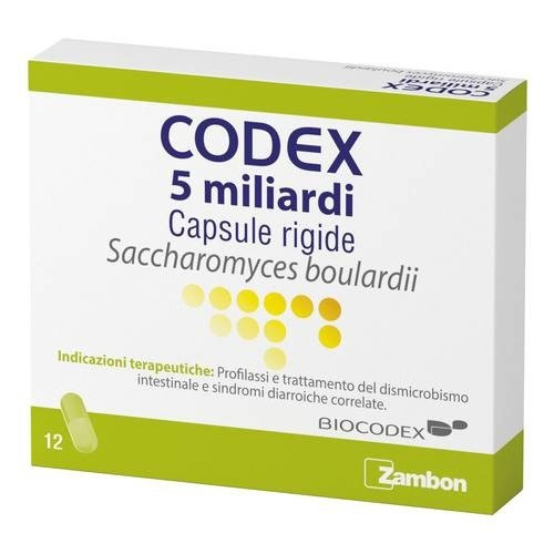 CODEX 12CPS 5MLD 250MG