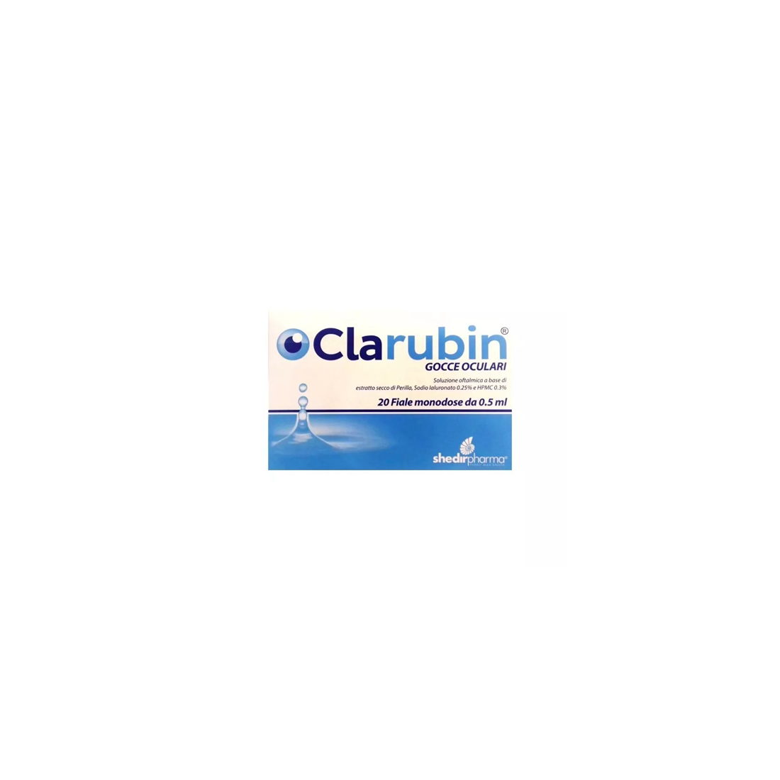 CLARUBIN GTT OCULARI 20F MONOD