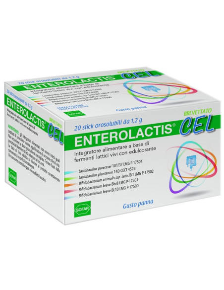 ENTEROLACTIS CEL 20STICK OROS