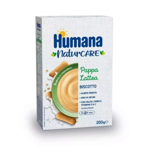 HUMANA PAP LATTEA BISC 200G