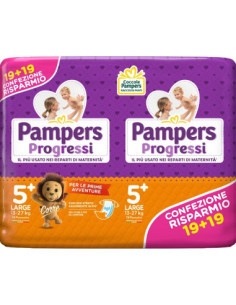 PAMPERS PROGRESSI LARGE 38PZ