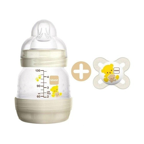 MAM BIBERON 130 ML + SUCCHIETTO 0M NEUTRO