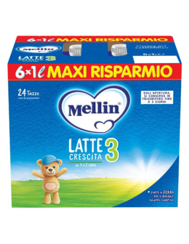 MELLIN 3 LATTE 6X1000ML