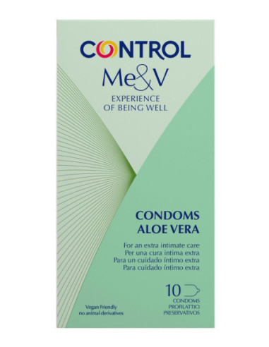 CONTROL ME&V CONDOMS ALOE 10PZ