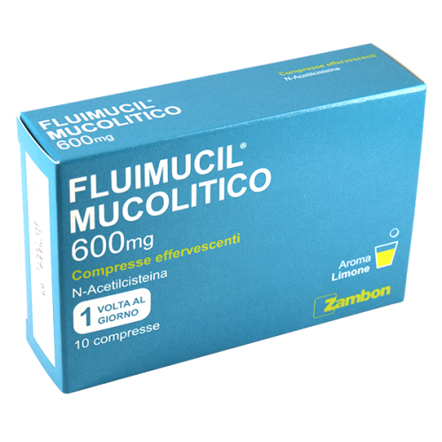 FLUIMUCIL MUCOL 10CPR EFF600MG