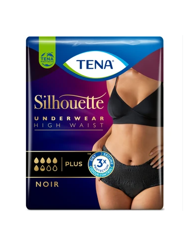 TENA SILHOUETTE NOIR L V/A 8PZ