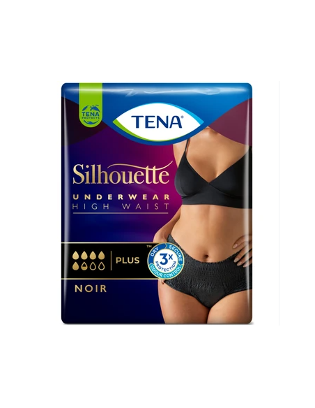 TENA SILHOUETTE NOIR L V/A 8PZ